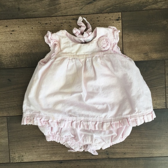 seersucker bubble romper